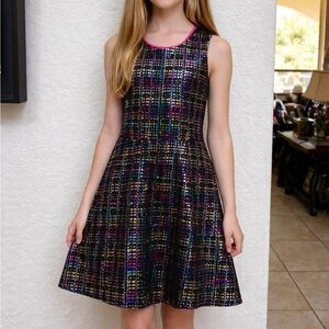 Zoe LTD Multi-Colored Sequins Party Dress. Like New. Size 12
